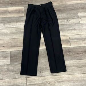Amazon Essentials Classic black slacks. Size 28 W x 32 L